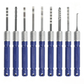 HUK 9-Piece Rake Lock Cylinder Maintenance Tool Set
