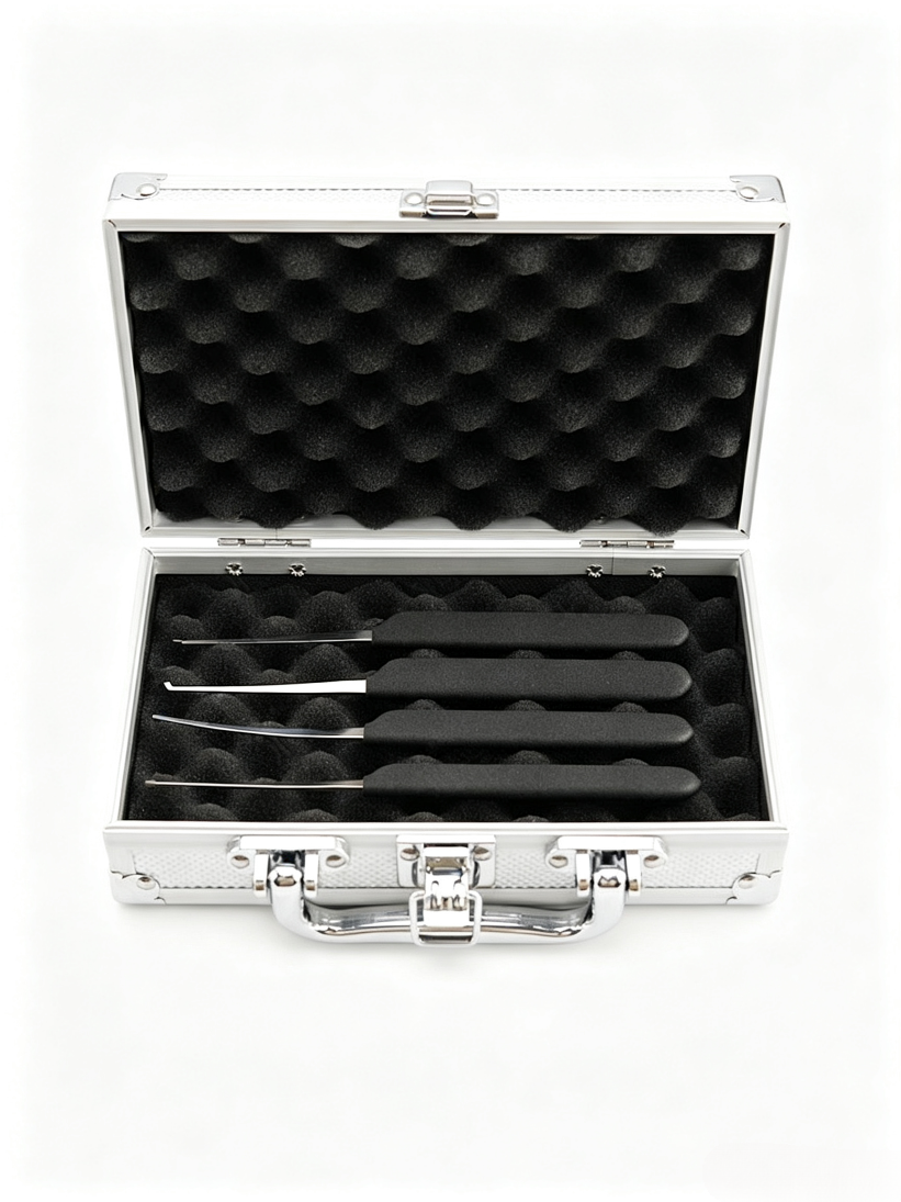 HUK 4-Piece Automotive Lock Cylinder Maintenance Pick Set