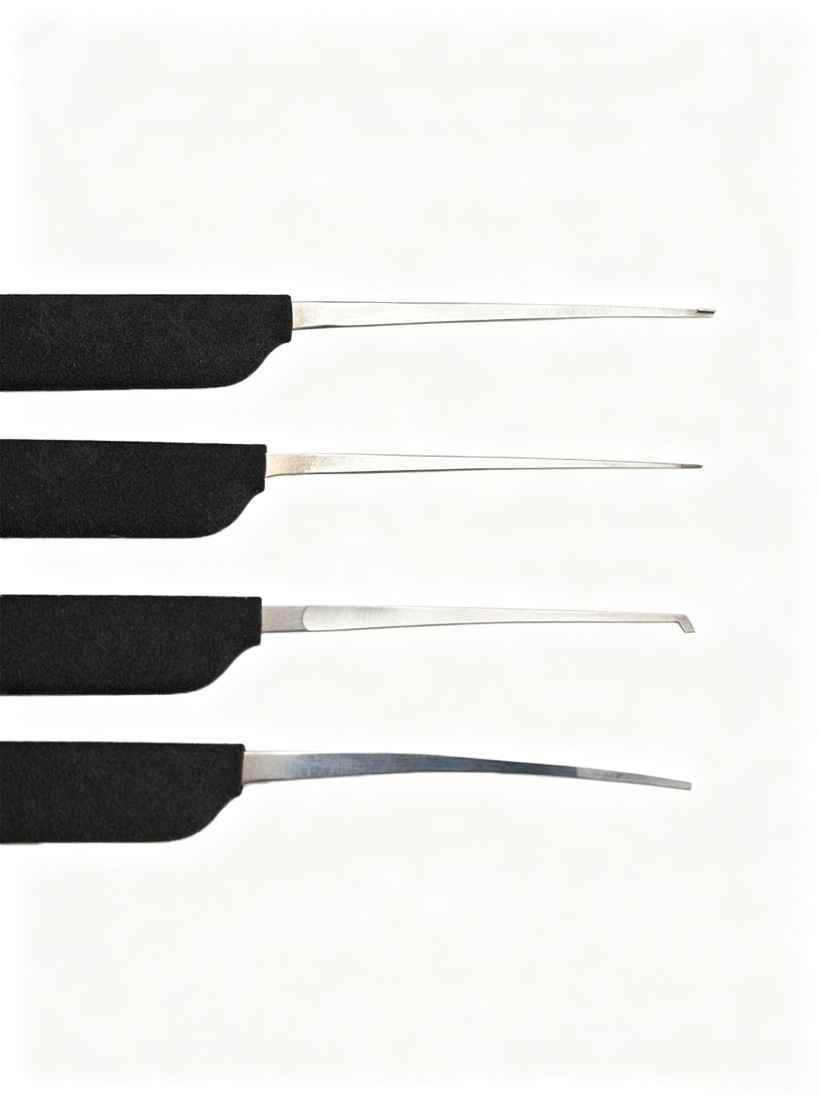 HUK 4-Piece Automotive Lock Cylinder Maintenance Pick Set