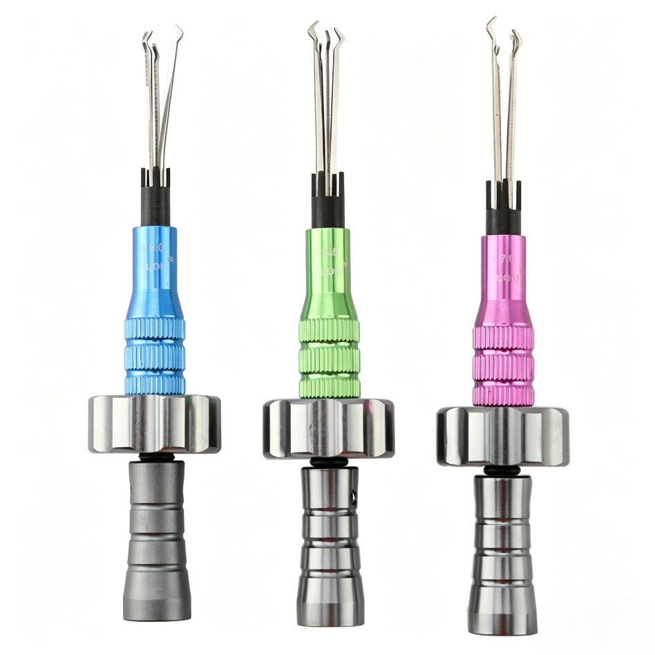 KLOM Three-Pack Tubular/Star Lock Professional Maintenance Tools with Storage Box