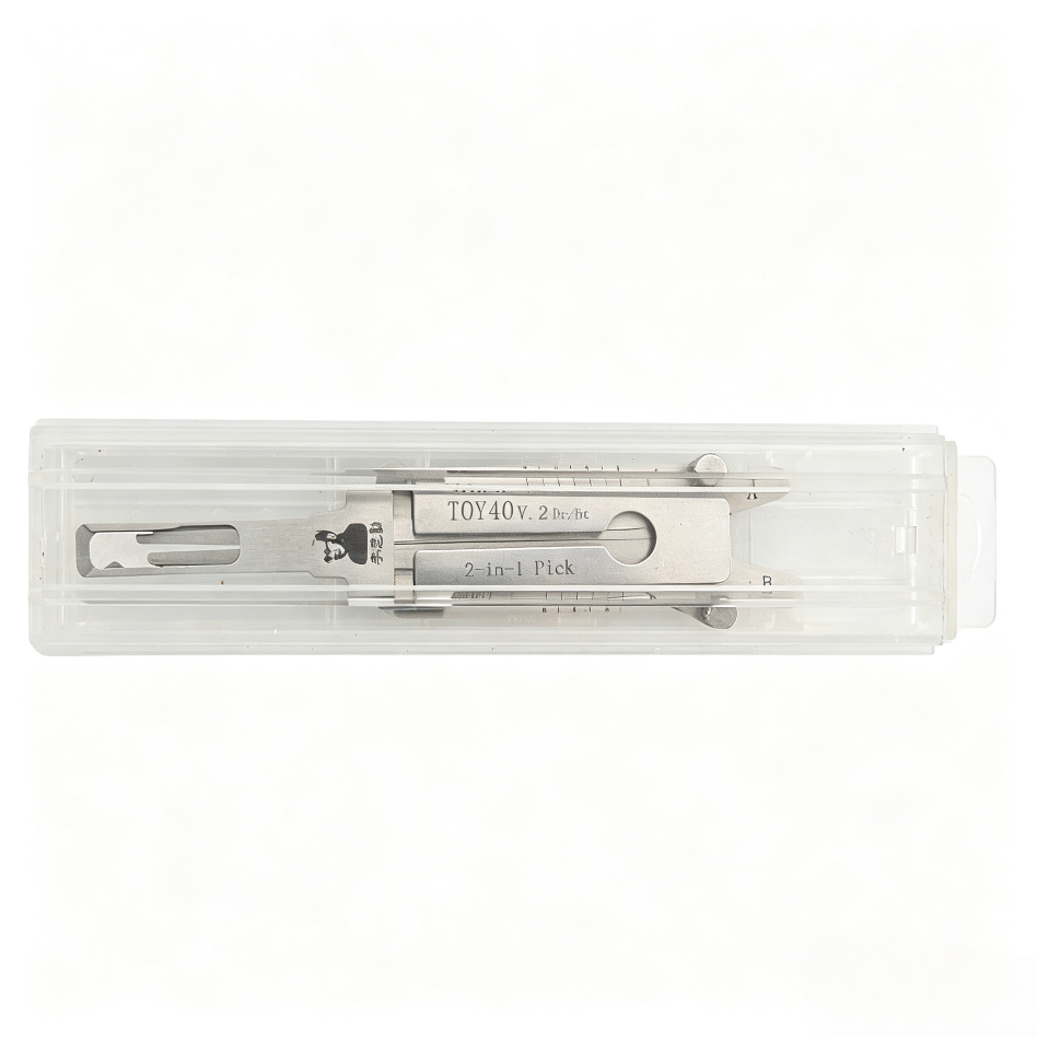 Li's 2-in-1 TOY40 Automotive Lock Maintenance Tool for Toyota & Mitsubishi Internal Milling Locks