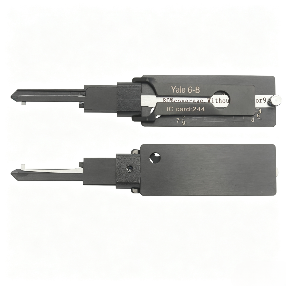 Li's 2-in-1 Maintenance Tool for Yale-6B 6-Pin Single Groove Lock Cylinder