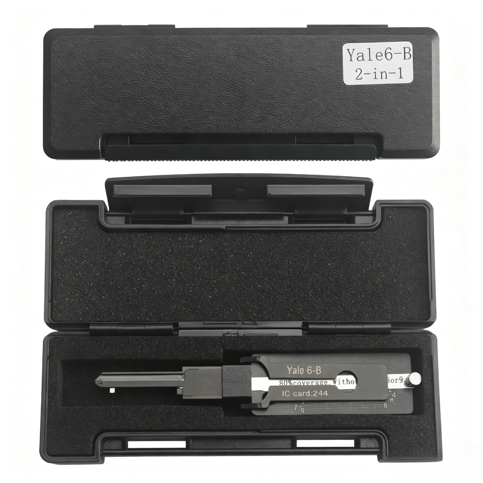 Li's 2-in-1 Maintenance Tool for Yale-6B 6-Pin Single Groove Lock Cylinder