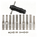 Speed Storm 10Pcs Key Jiggler Set, Dual Mechanical Sensory Feedback