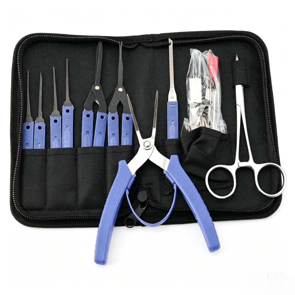 KLOM Professional Broken Key Extractor Tool Kit with Scissors Pliers