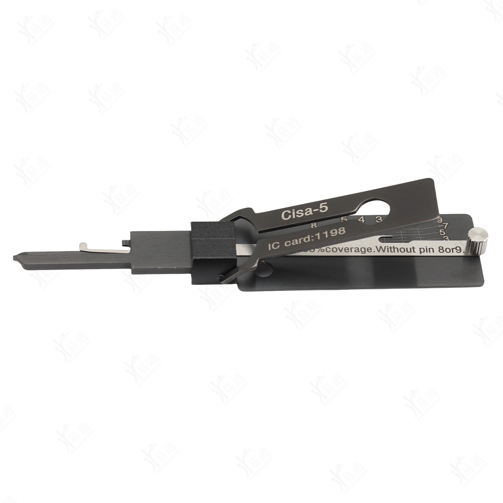 Cisa-5  2 in 1 Lock Pick Tool, Professional Locksmith Tool for Italian CISA 5 Pin Single Cylinder Lock