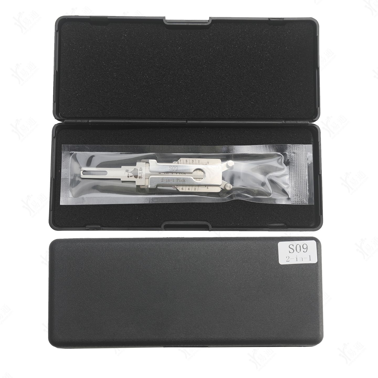 LiShi SO9 2 in 1 Pick Tool, For Hyundai Kia 2025 Internal Milling Key Locksmith Tool