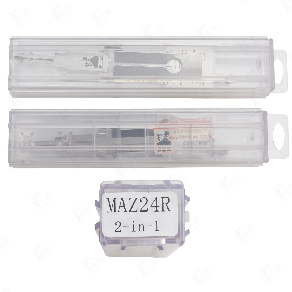 LiShi MAZDA2024R-2024-EXT 2 in 1 Pick Tool, For 2024 Mazda Flat Milling Car Lock