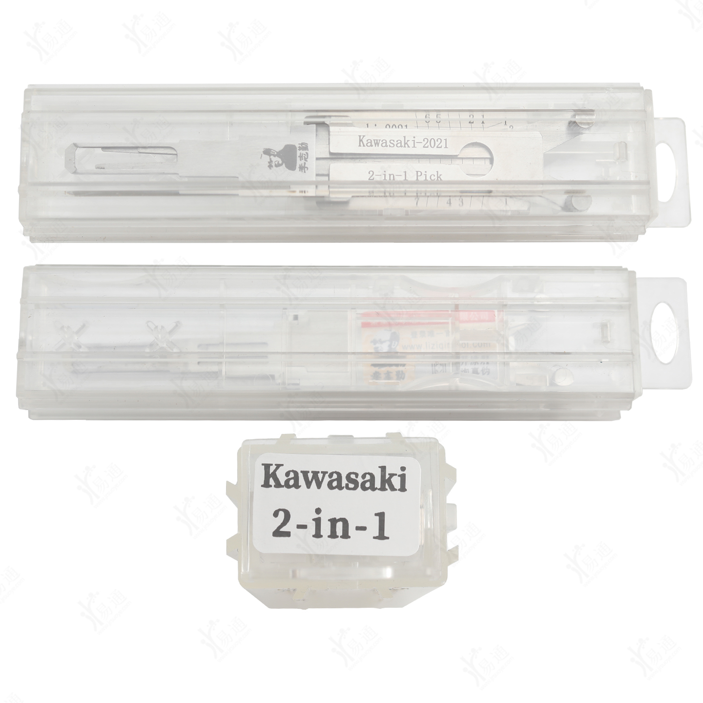 LiShi Kawasaki-2021 2 in 1 Pick Tool, Vertical Milling for Kawasaki Inner Milling Motorcycle Lock