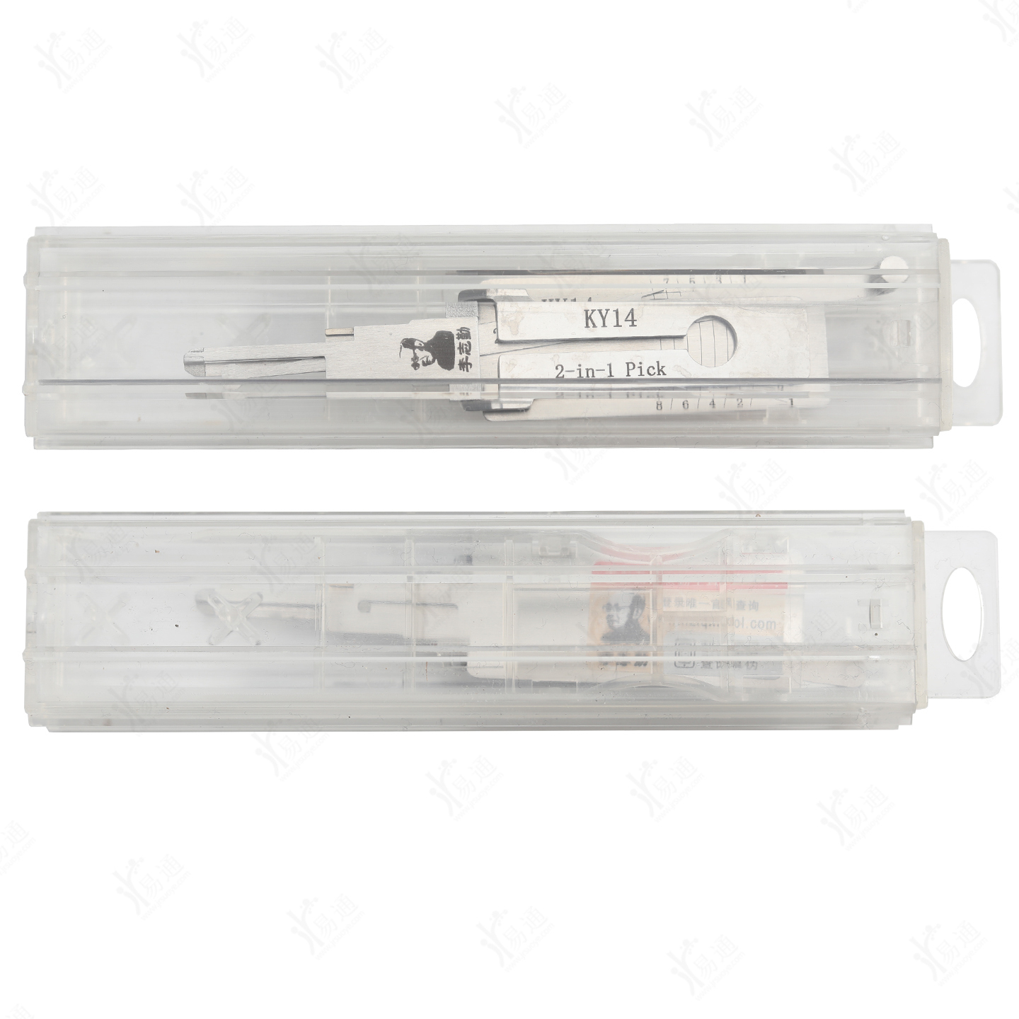 LiShi KY14 2 in 1 Pick Tool, Flat Milling for Korean Kia Car Lock