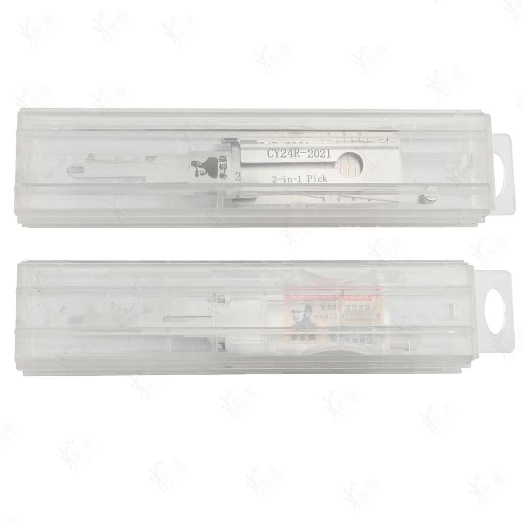 LiShi CY24R-2021 2 in 1 Pick Tool, Flat Milling for New Jeep Car Lock