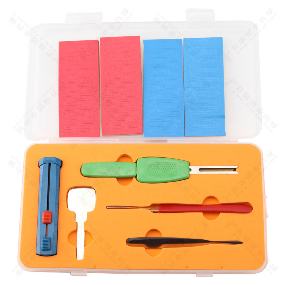 Single & Double Leaf Lock Tool Set, Complete Maintenance Kit for Locksmith