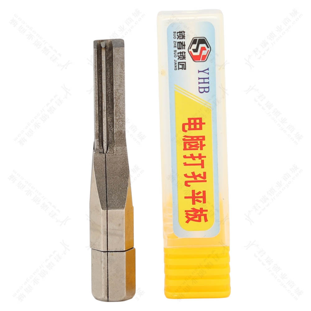 YHB Computer Drilled Single Row Pin Tinfoil Tool, Hard & Soft Locksmith Tool
