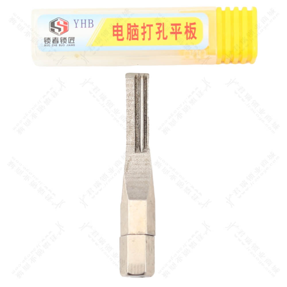 YHB Computer Drilled Single Row Pin Tinfoil Tool, Hard & Soft Locksmith Tool