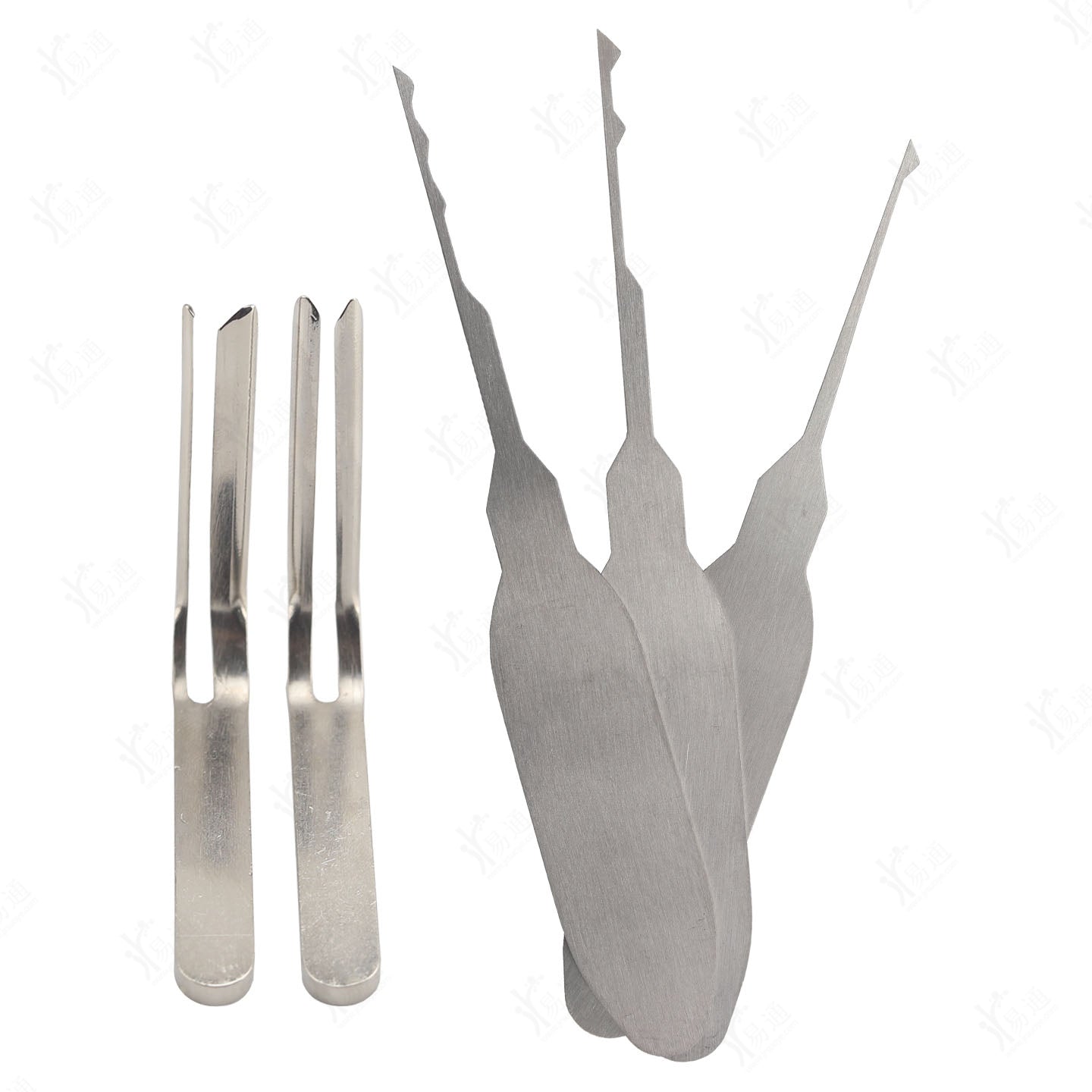 HUK Crescent Pick 5 Pcs Set, Hu's Crescent Tools Kit