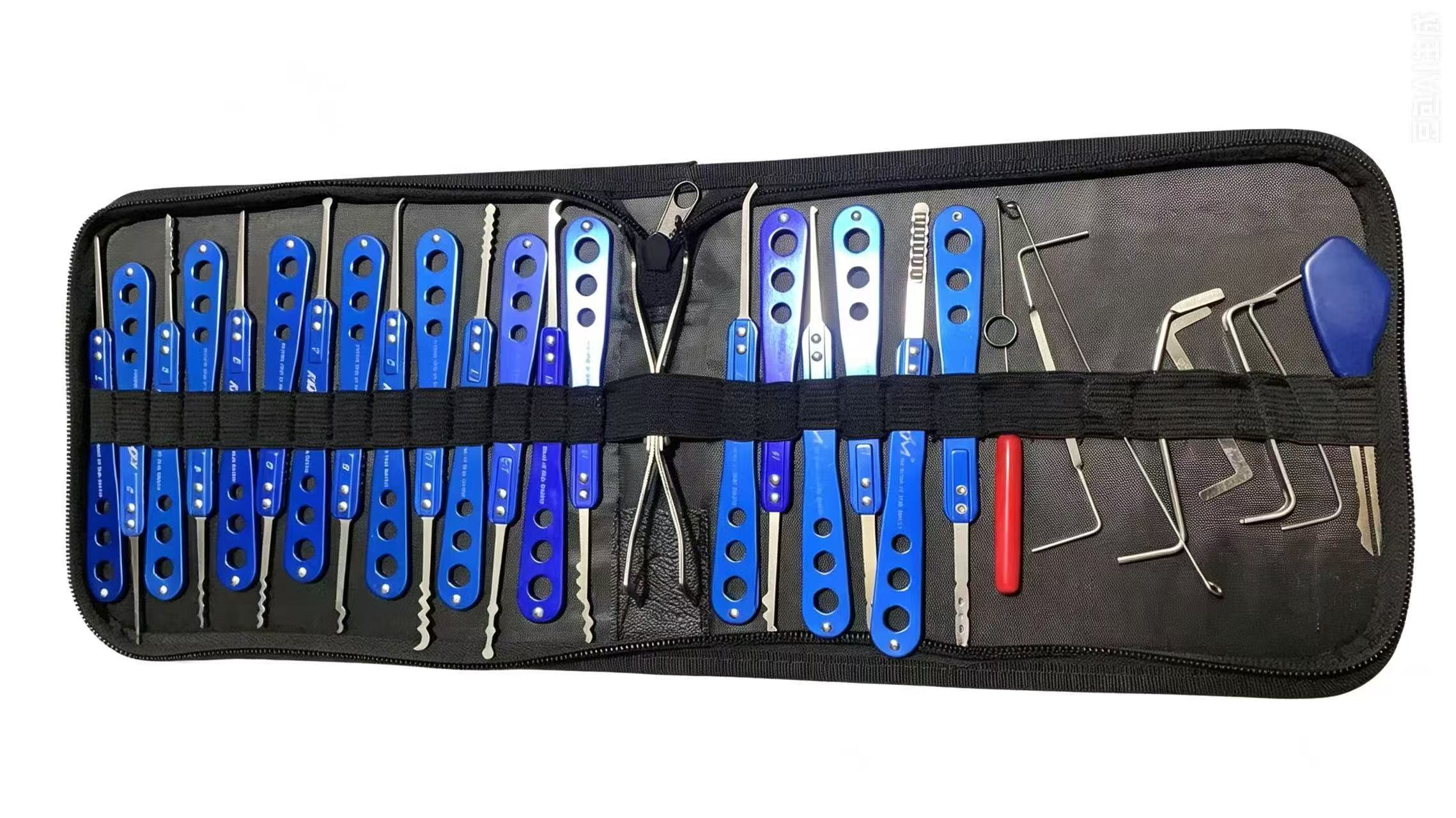 Multifunctional Hook & Pick Tool Set with Canvas Roll Storage Pouch